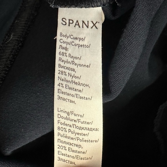 Spanx Ponte Knit Slit Hem Leggings - Picture 7 of 10